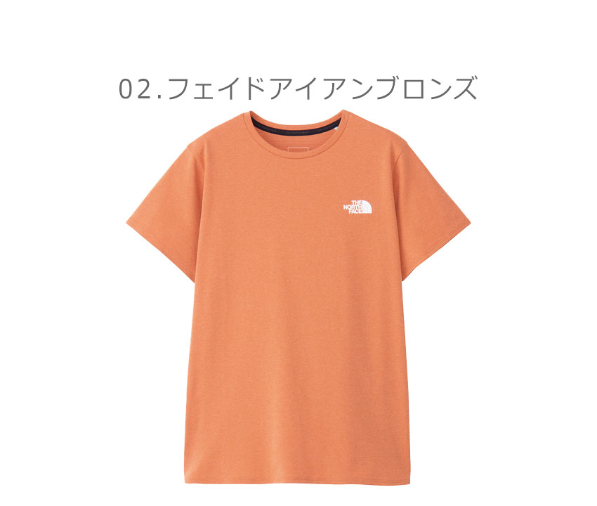ザ・ノース・フェイス 半袖Tシャツ レディース THE NORTH FACE NTW12575 ブラック 黒 オレンジ グレー ノースフェース トップス ウェア ウエア クルーネック THE NORTH FACE ザ・ノース・フェイス 半袖Tシャツ レディース