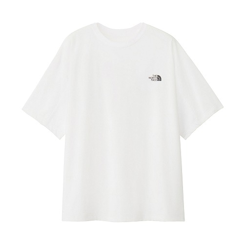 ザ・ノース・フェイス Tシャツ メンズ ショートスリーブ イーエス ロゴワイドティー THE NORTH FACE NT32585 ホワイト 白 ブルー | THE NORTH FACE | 01