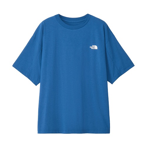 ザ・ノース・フェイス Tシャツ メンズ ショートスリーブ イーエス ロゴワイドティー THE NORTH FACE NT32585 ホワイト 白 ブルー | THE NORTH FACE | 02