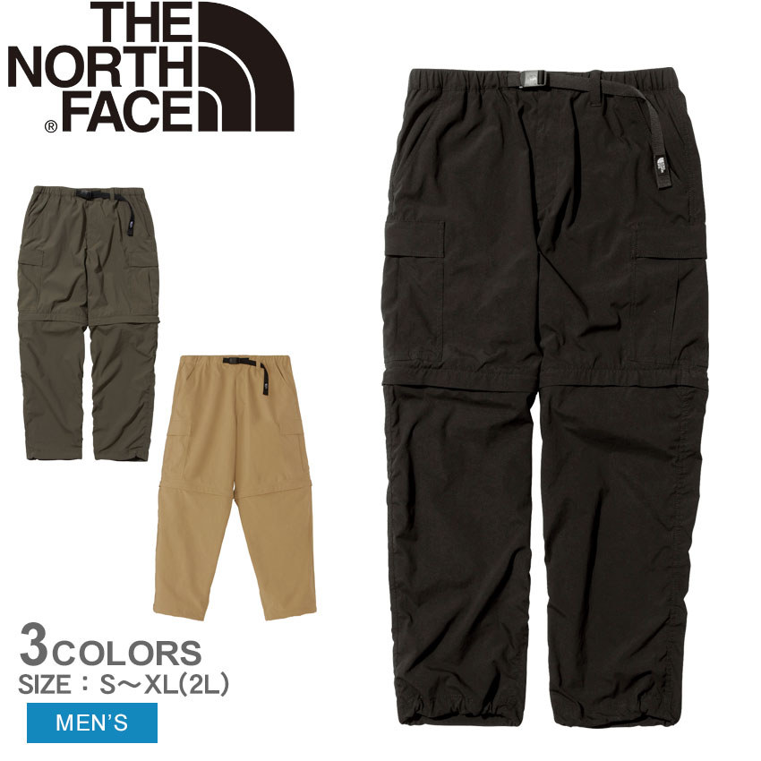 送料無料 ザ ノースフェイス ボトムス メンズ ジップオフカーゴパンツ THE NORTH FACE NB32331 カーキ ズボン 2WAY