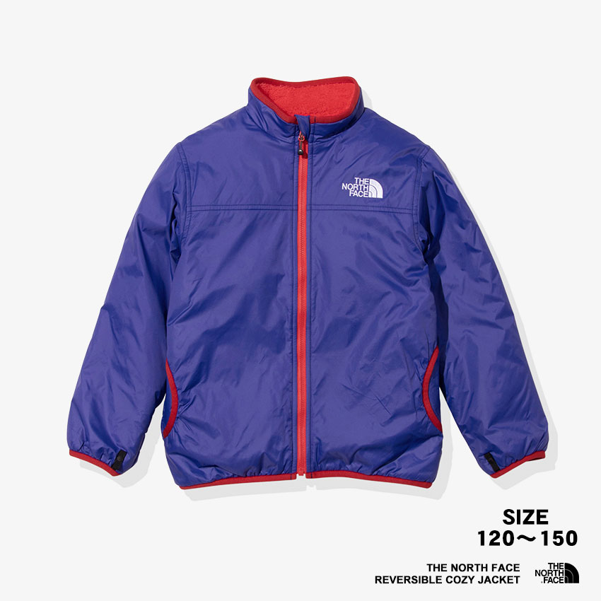 送料無料 ザ ノースフェイス アウター キッズ ベビー ジュニア 子供 リバーシブルコージージャケット THE NORTH FACE NYJ82244  青