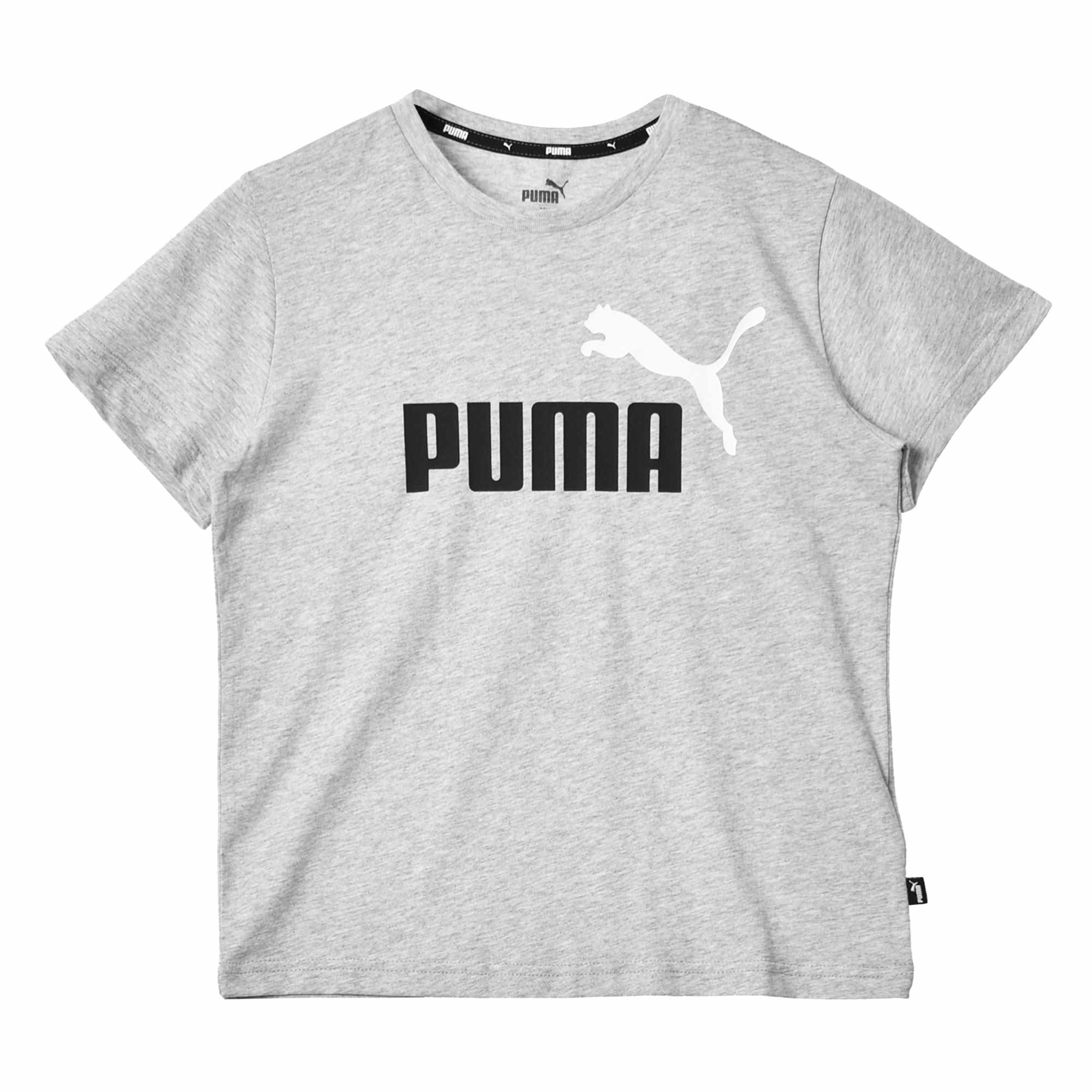（ゆうパケット可） プーマ 半袖Tシャツ キッズ ジュニア 子供 ESS+ 2カラー ロゴ Tシャツ PUMA 589115 ブラック 黒 ホワイト 白 ウエア 半袖 ロゴ｜z-craft｜02
