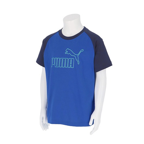 PUMA プーマ 半袖Tシャツ キッズ スポーツ ミックスクロス 半袖