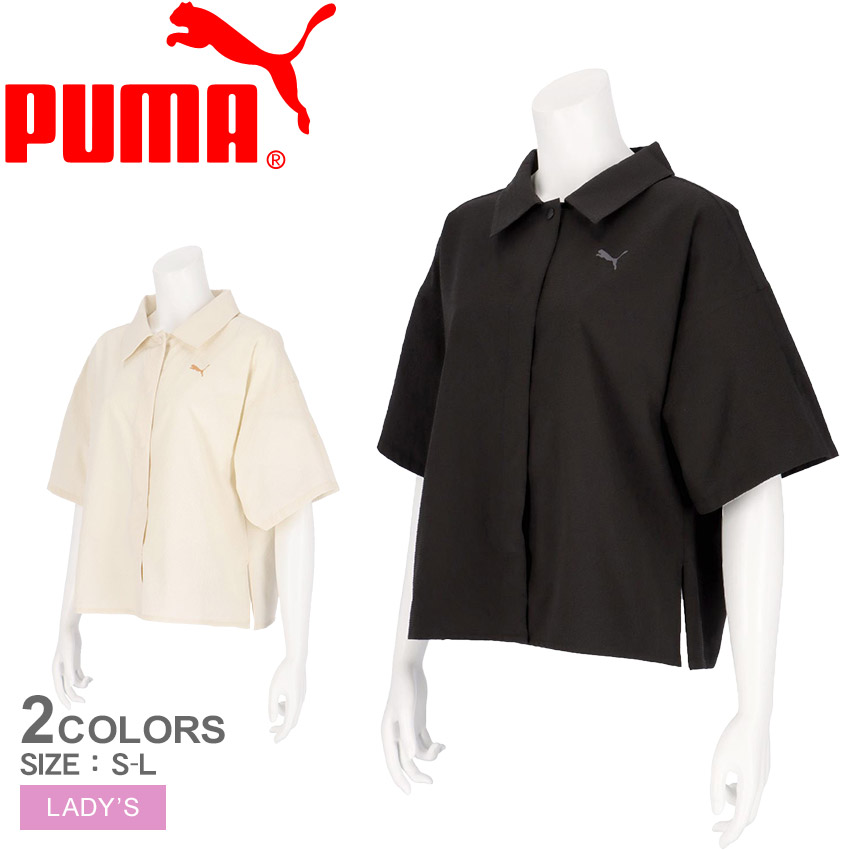 PUMA プーマ 半袖シャツ レディース SUMMER SS シアサッカー