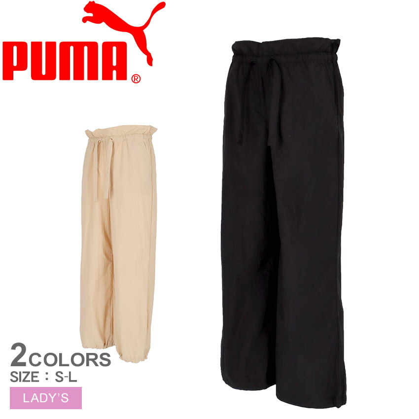 Puma ブラックパンツ S PUMA プーマ ボトムス レディース トレーニング パンツ 524385