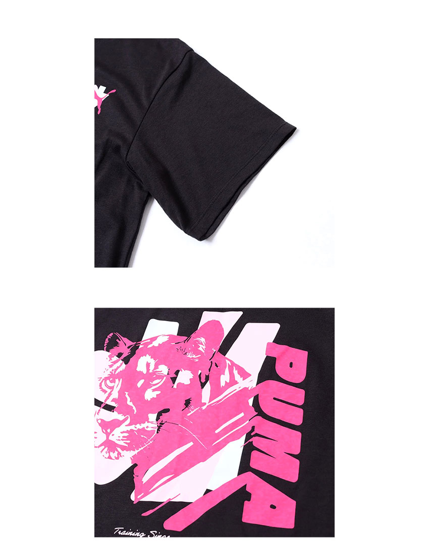 PUMA（プーマ） 半袖Tシャツ レディース キャットグラフィックTシャツ