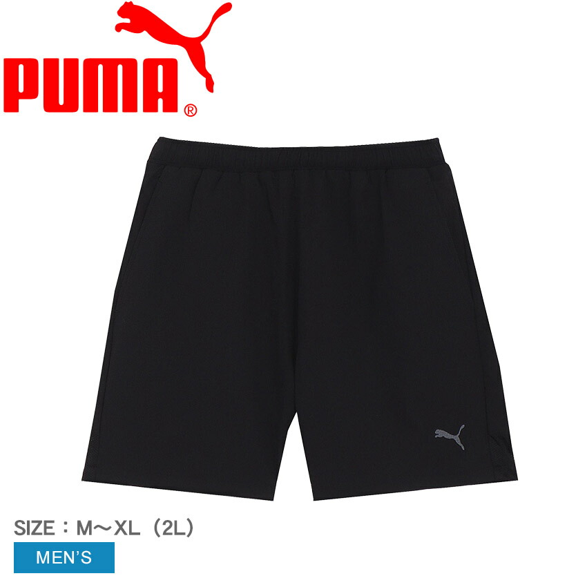 PUMA ハーフパンツ M 黒 Made in Japan PUMA プーマ ハーフパンツ メンズ TRAIN ALL DAY 8インチ