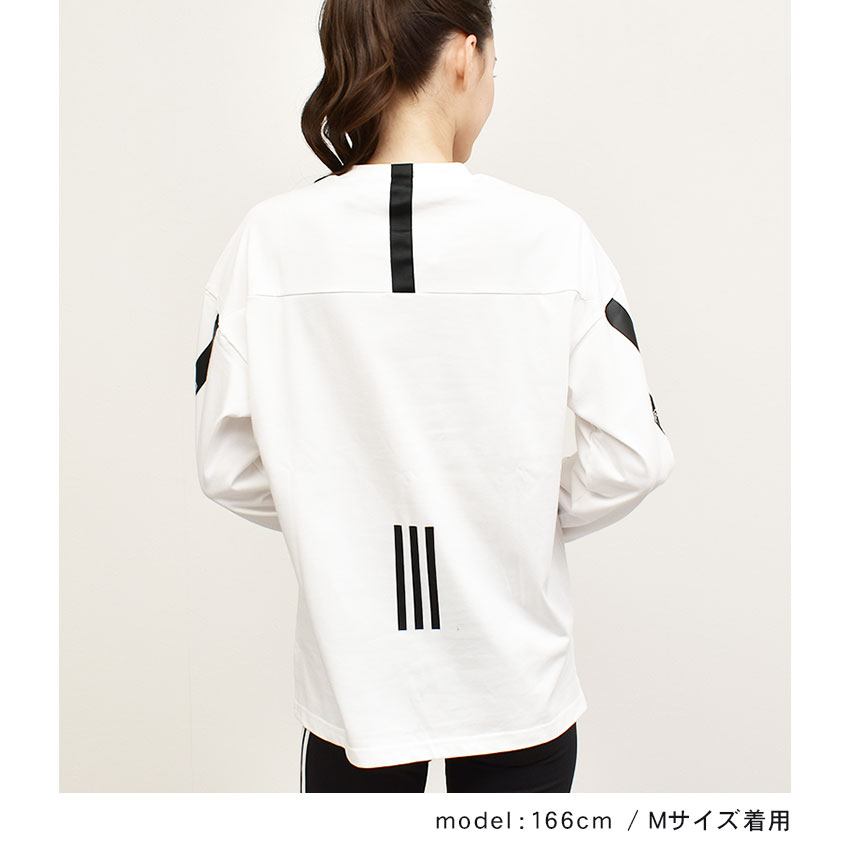 adidas アディダス 長袖Tシャツ レディース WORD LS Tシャツ