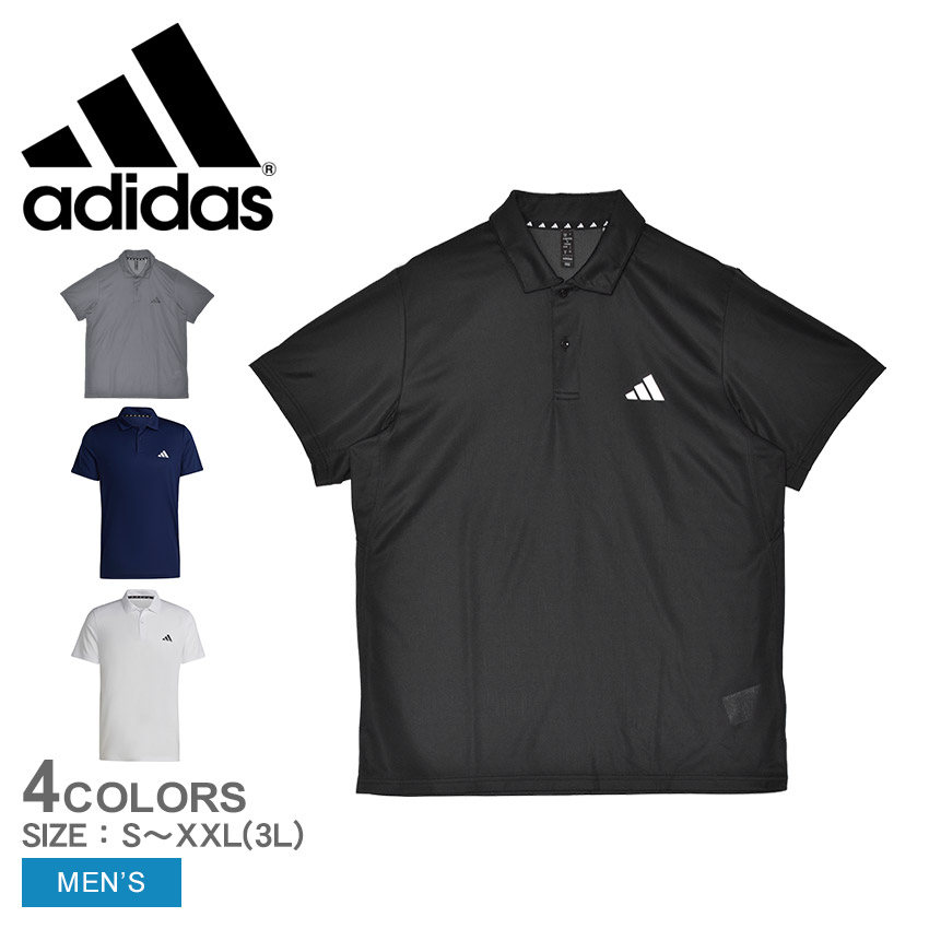 adidas アディダス ゴルフウェア IKK68 3ストライプス メッシュ