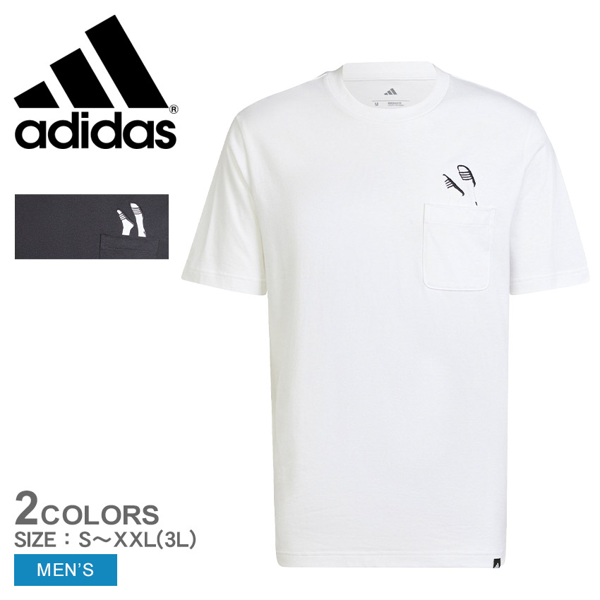[ADIDAS] Tシャツ 半袖 PRMプリント ブラック adidas Originals cotton t-shirt PRM EU