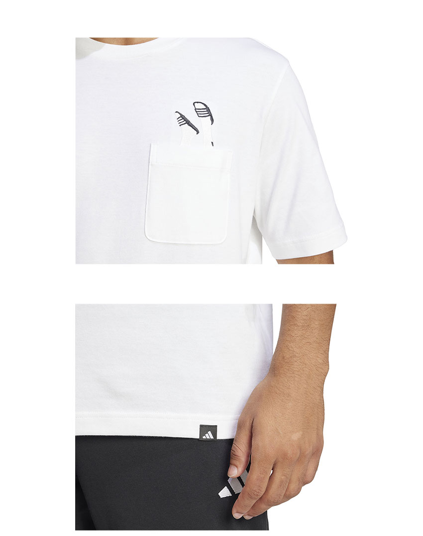正品★adidas アドベンチャーバタフライポケット半袖Tシャツ アディダス アドベンチャー バタフライ Tシャツ ホワイト 半袖
