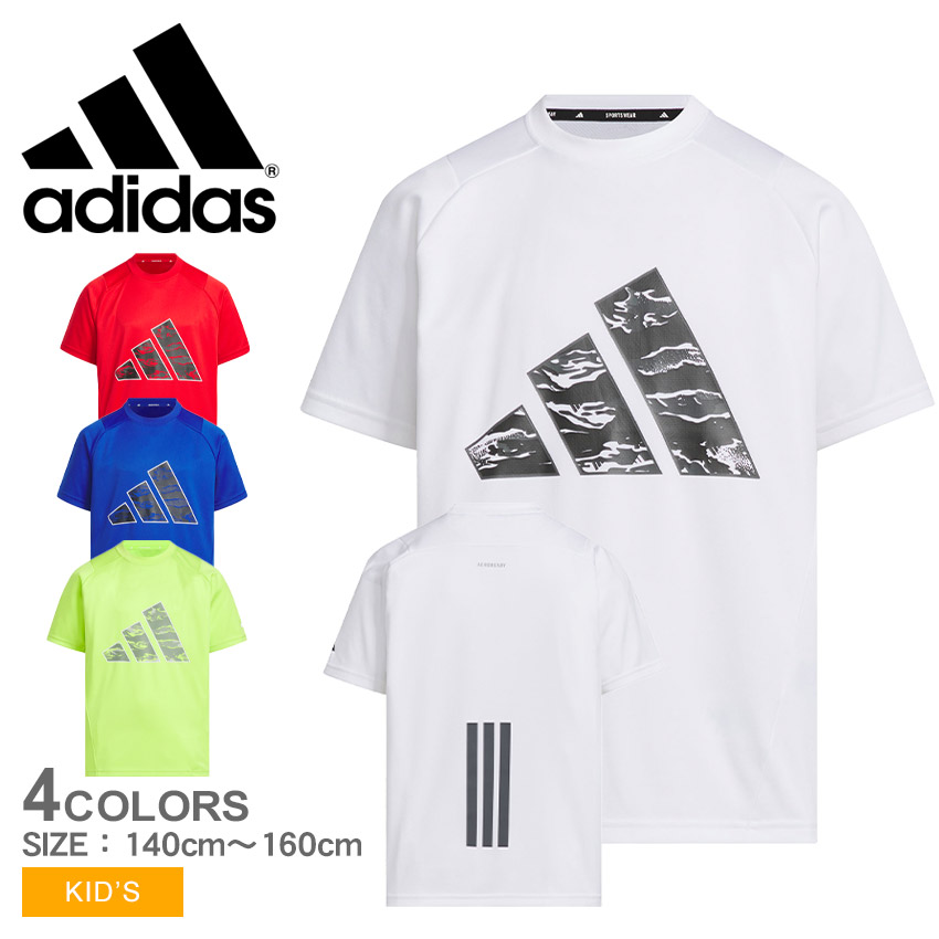 adidas アディダス半袖Tシャツ 　160キッズ adidas（アディダス） ジュニア キッズ 子供 半袖 Tシャツ テックロゴ