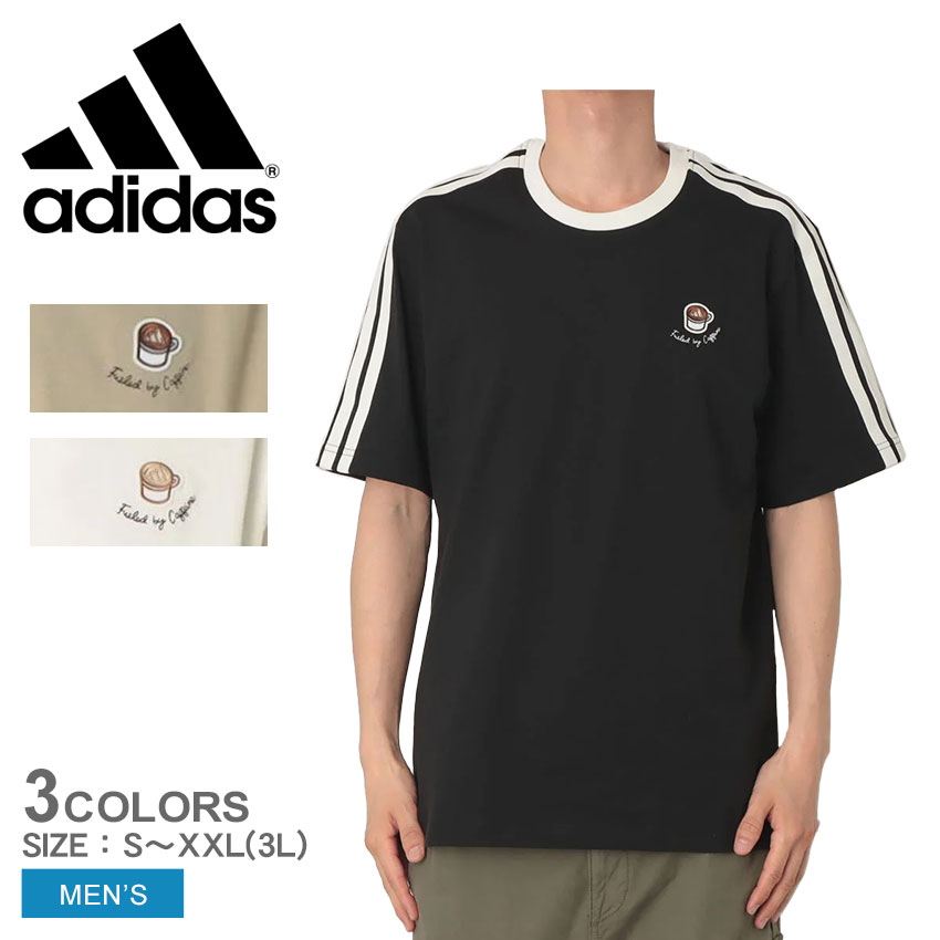 adidas（アディダス） 半袖Tシャツ メンズ M ラックスコーヒーカフェ