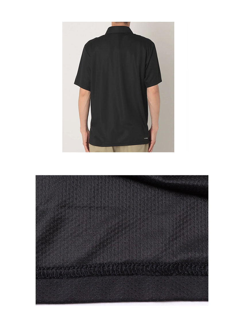adidas（アディダス） 半袖ポロシャツ メンズ ADIDAS DE092 ブラック
