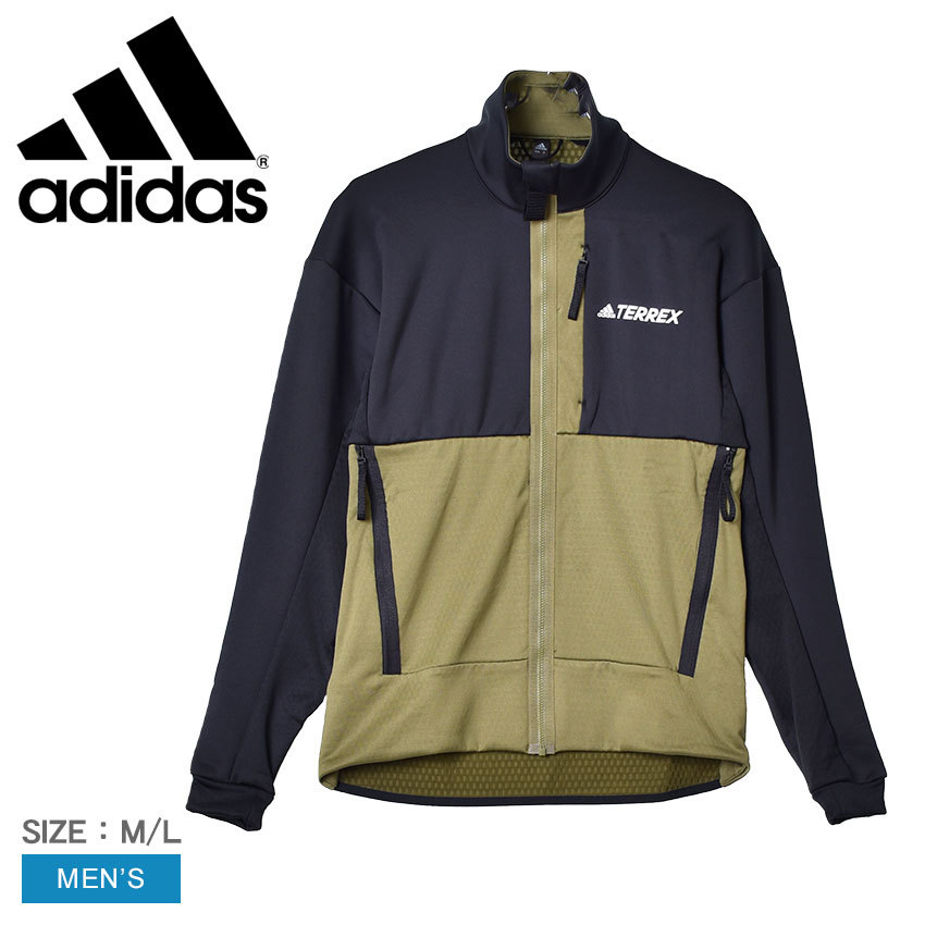adidas アディダスゴルフ フリース 切り替え テックジャケット N2177 adidas（アディダス） ジャケット メンズ テレックス テックフリース