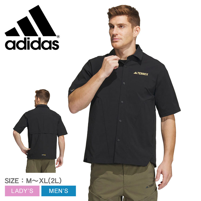 アディダス adidas アウトドア テレックス Multi Tee レディース シャツ トップス Black adidas 送料無料 アディダス 半袖シャツ メンズ レディース