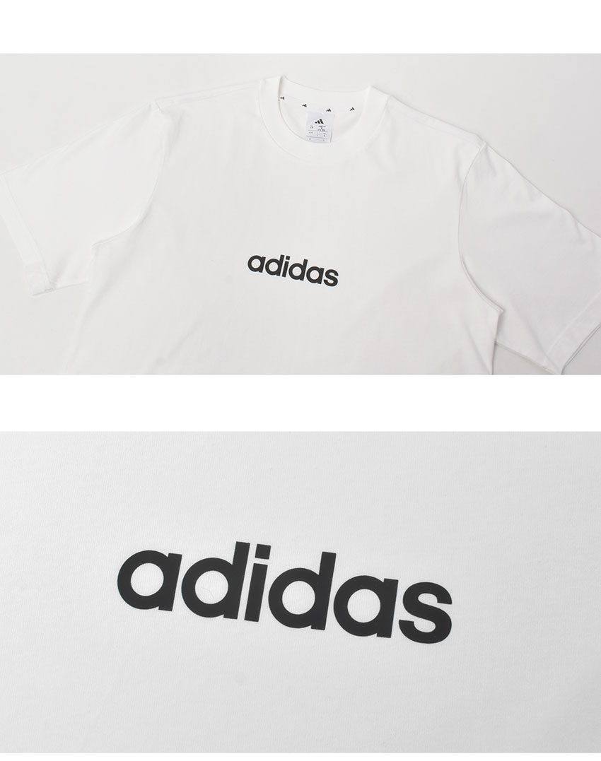 adidas アディダス 半袖Tシャツ メンズ エッセンシャルズ リニア