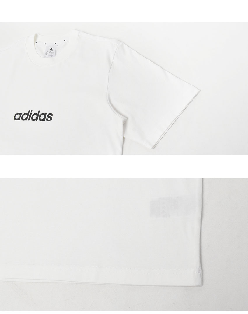 新品 adidas リニア グラフィック Tシャツ 白 Lサイズ 新品S⭐️adidas リニア グラフィック カリTシャツ ホワイト
