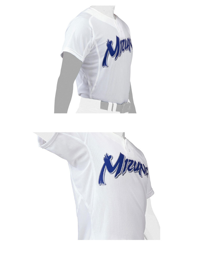 MIZUNO（ミズノ） ユニフォームシャツ ベースボールシャツ メンズ