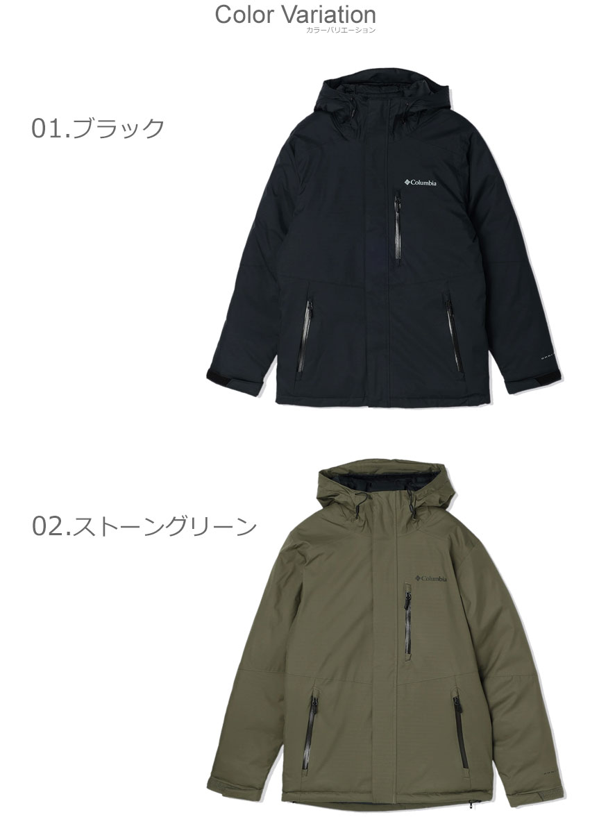 コロンビア アウター メンズ オーク ハーバー インシュレイテッド ジャケット COLUMBIA WE6764 ブラック 黒 カーキ ベージュ 雪