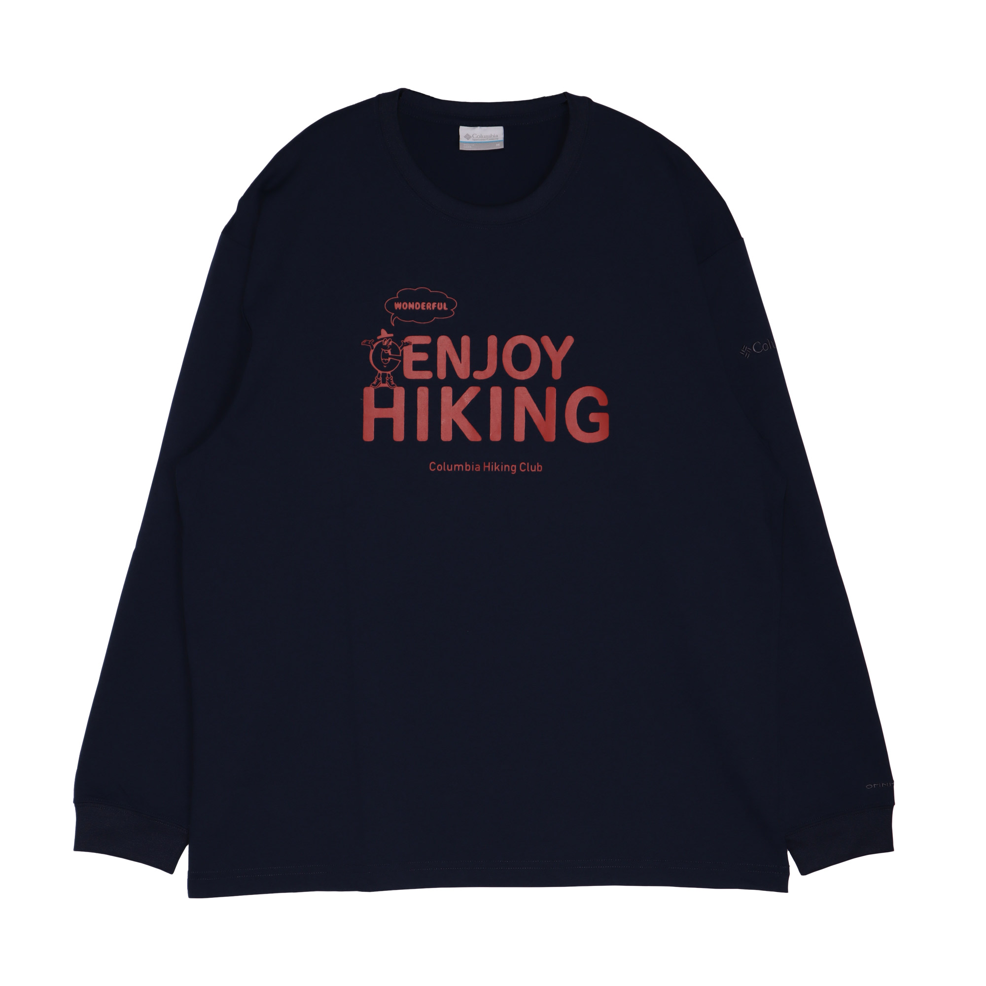 コロンビア 長袖Tシャツ メンズ レディース エンジョイマウンテンライフロングスリーブティー COLUMBIA PM1916 ブラック 黒 白｜z-craft｜05