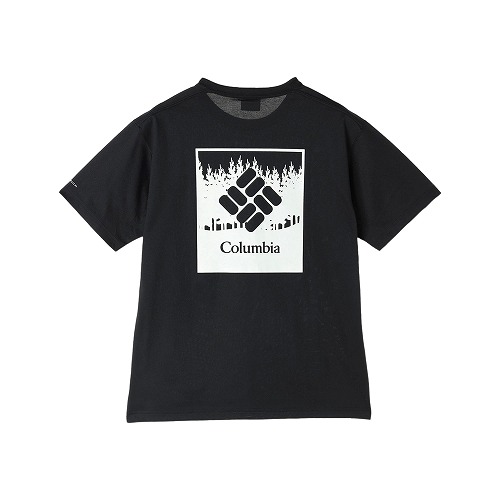 （ゆうパケット可） コロンビア 半袖Tシャツ メンズ アーバン ハイク ショートスリーブ ティー COLUMBIA PM0746 ブラック 黒 ホワイト 白 Tシャツ UV 父の日｜z-craft｜02