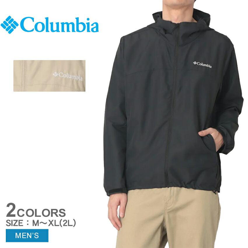 未使用　コロンビア　スノボウェア　上着　ジャケット　アウター　メンズ　黒　M Columbia（コロンビア） ウィンドブレーカー メンズ クリアモントII