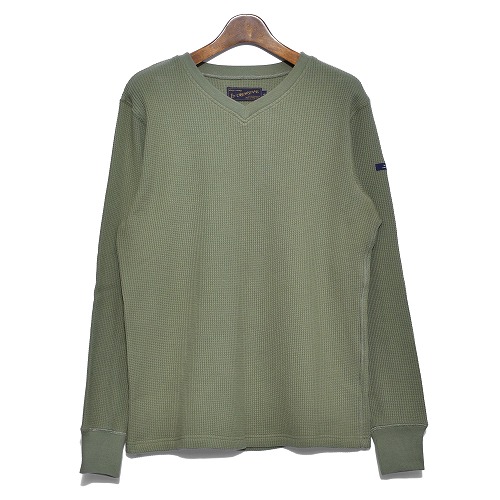 24hSALE 送料無料 ワッフルTシャツ メンズ 長袖 厚手レディース ドラマ 