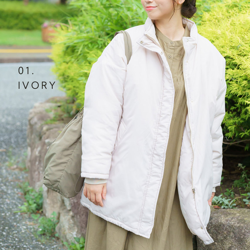 NACHU＆DIARY（ナチュ＆ダイアリー） 中綿ジャケット レディース