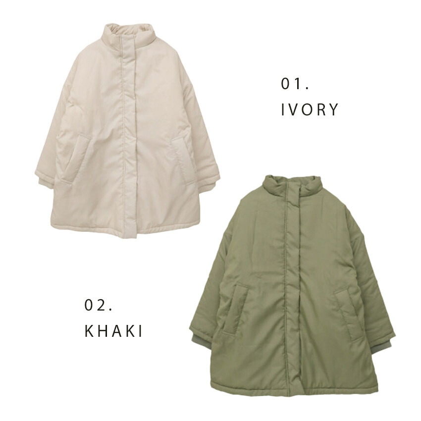 NACHU＆DIARY（ナチュ＆ダイアリー） 中綿ジャケット レディース