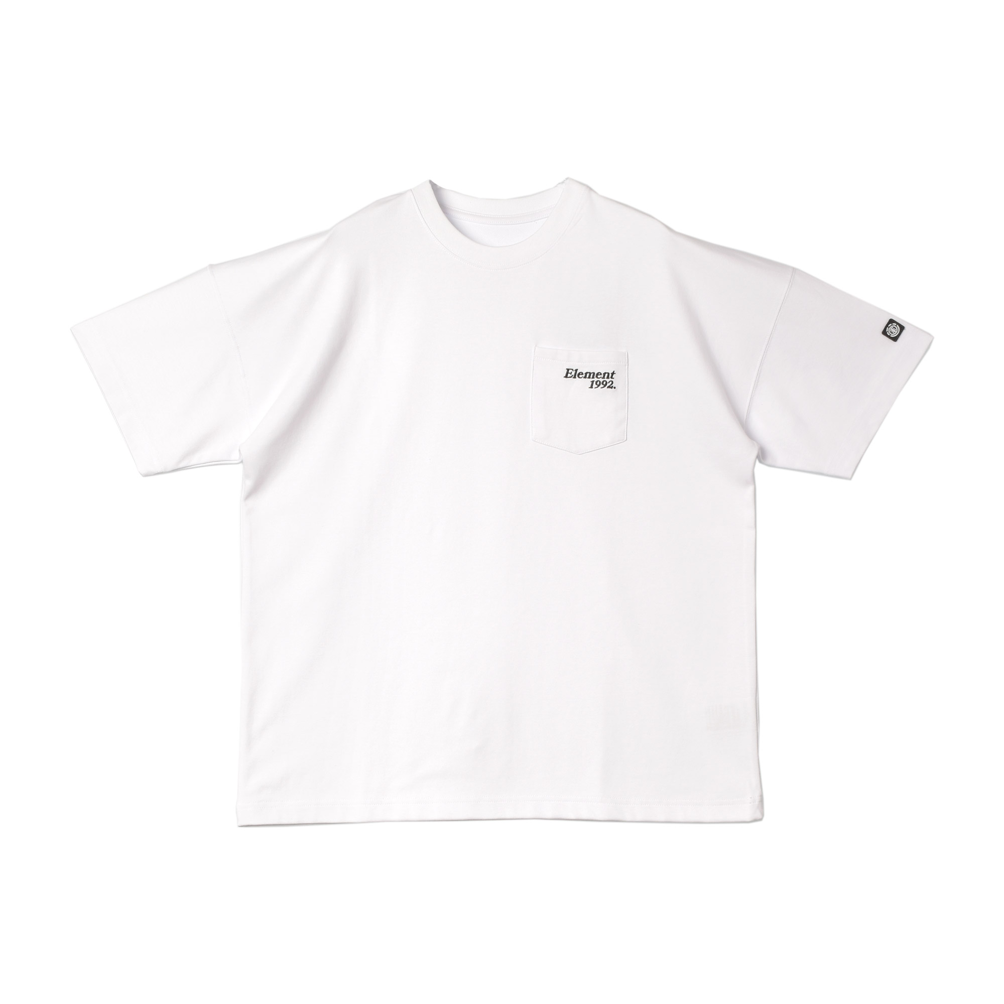 エレメント 半袖Tシャツ メンズ TOUGH POCK SS ELEMENT BE021200 ブラック 黒 ホワイト 白 トップス ウェア カットソー ポケット｜z-craft｜03