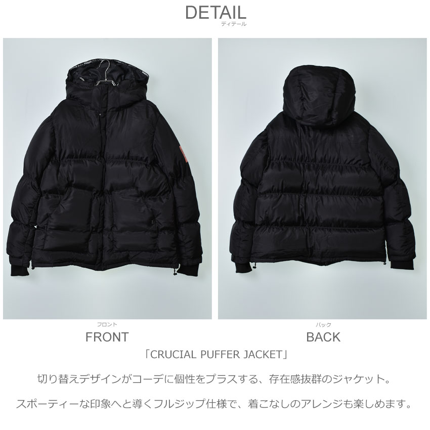 ルーカ RVCA アウター メンズ クルーシャル パファー ジャケット