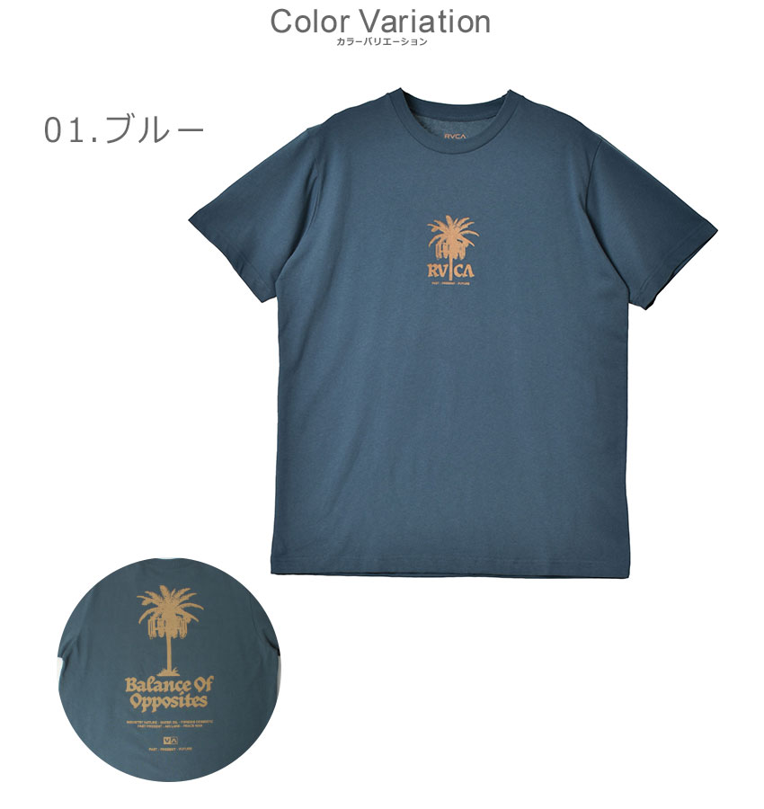 ゆうパケット送料無料) ルーカ 半袖Tシャツ メンズ CELL PALM SS RVCA