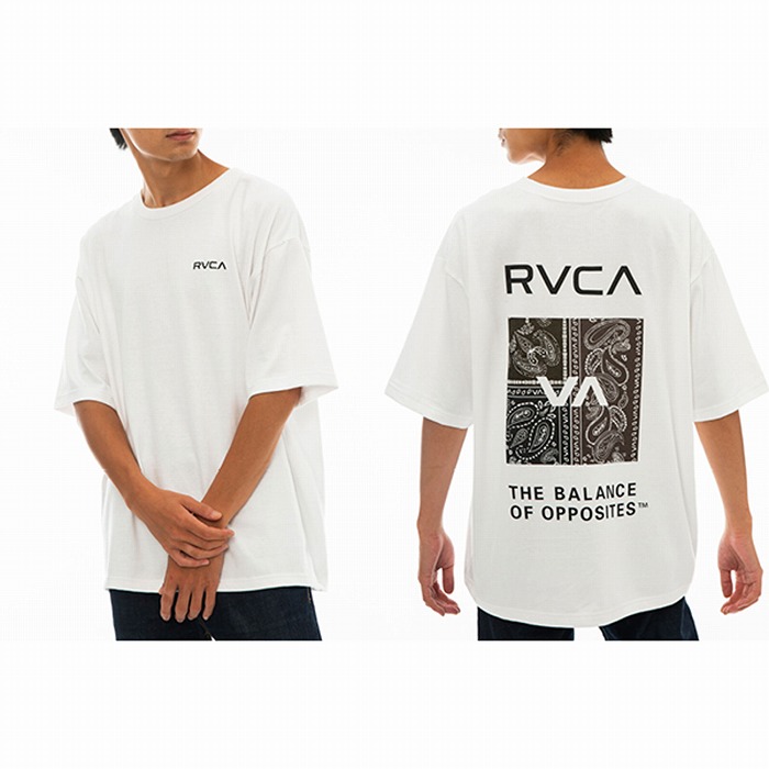 ルーカ 半袖Tシャツ メンズ BANDANA SS RVCA BD041223 ウェア クルー