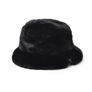 ルーカ 帽子 レディース FUR HAT RVCA BD044969 ブラック 黒 ホワイト 白 ブ...