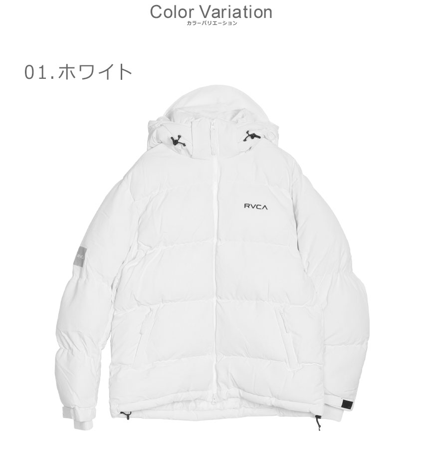 SALE ルーカ ジャケット メンズ パファー ジャケット RVCA BD042782 ブラック 黒 ホワイト 白 トップス アウター 長袖 上着  シンプル : 2540-0173 : Z-CRAFT ヤフーショッピング店 - 通販 - Yahoo!ショッピング