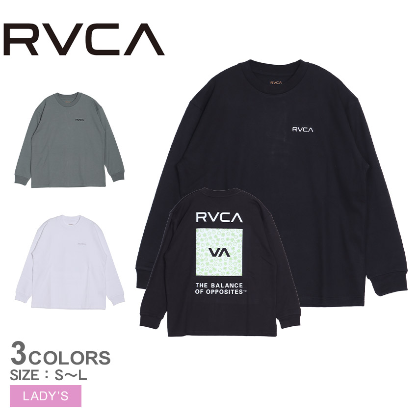 ルーカ 長袖Tシャツ レディース RVCA BE043050 ブラック 黒 ホワイト 白 トップス 長袖 クルーネック スポーティ メンズライク  ストリート シンプル ロンT : 2540-0178 : Z-MALL ヤフーショッピング店 - 通販 - Yahoo!ショッピング