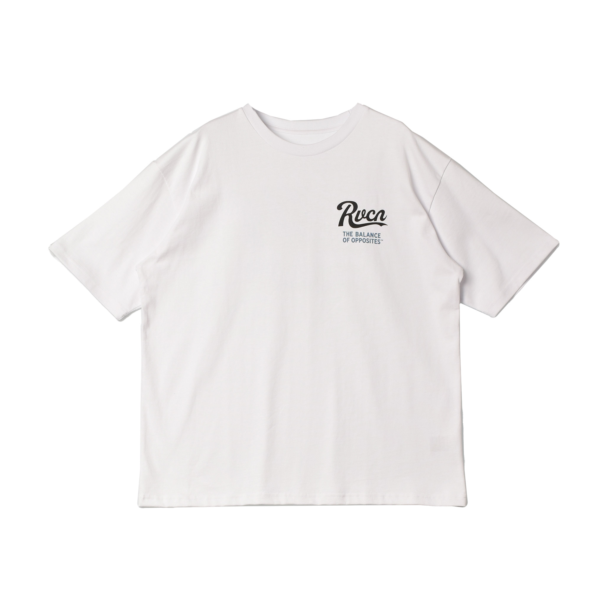 ルーカ 半袖Tシャツ メンズ PENNANTAN TEE RVCA BE041227 ブラック 黒 ホワイト 白 トップス tシャツ 半袖 バックプリント ロゴ 父の日｜z-craft｜05