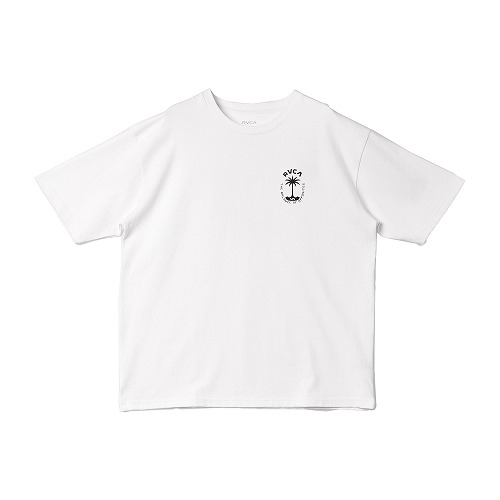ルーカ 半袖Tシャツ メンズ PRIME PALM TEE RVCA BE041231 ブラック 黒 ホワイト 白 トップス tシャツ 半袖 バックプリント ロゴ 父の日｜z-craft｜04