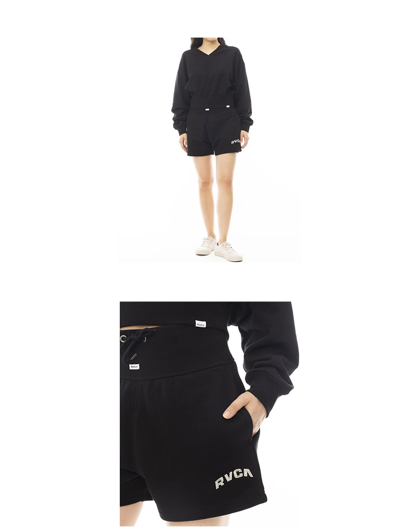 RVCA（ルーカ） ショートパンツ レディース BOXER SWEAT PANTS RVCA