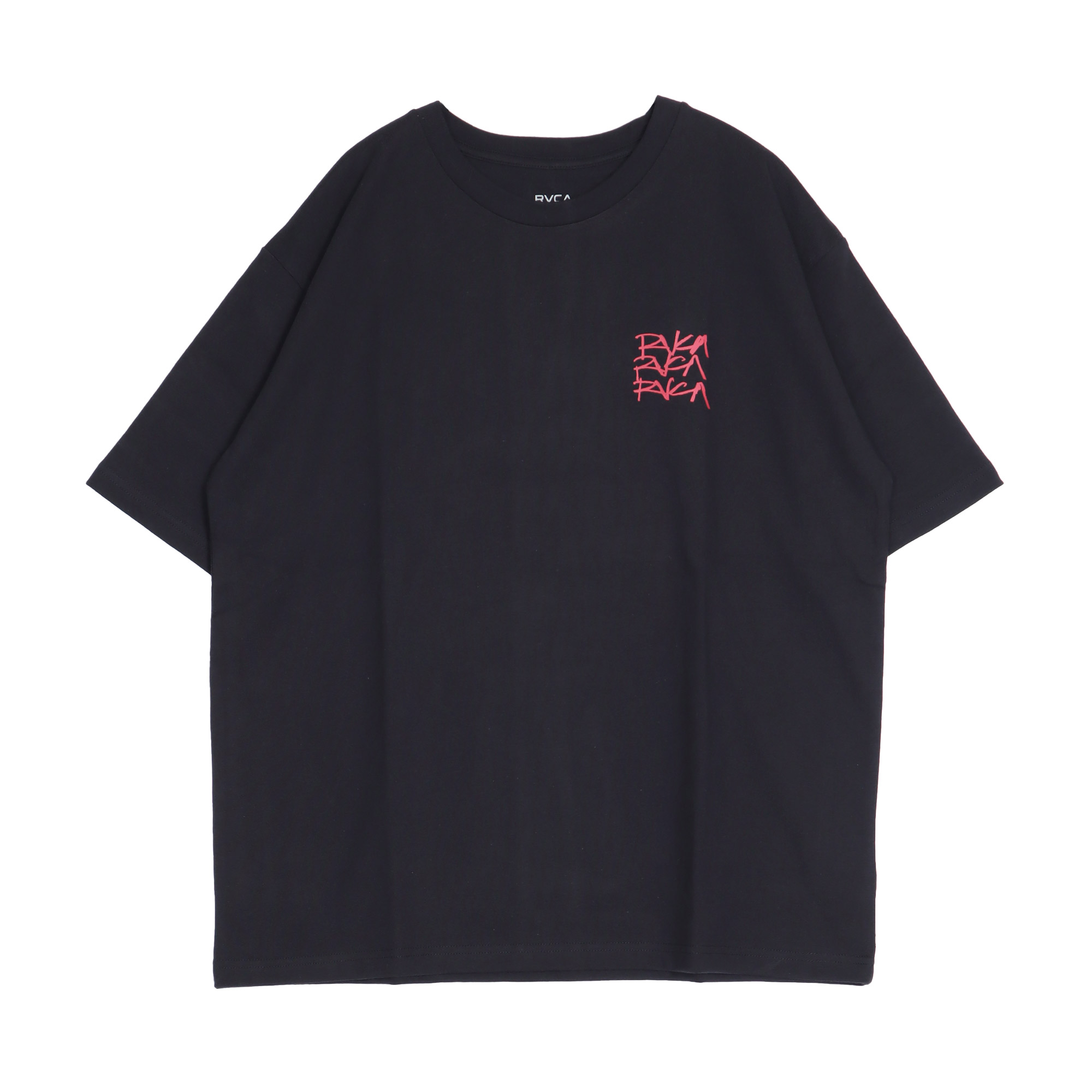 ルーカ 半袖Tシャツ メンズ SCRAWLS RVCA BE04A233 ブラック 黒 ホワイト 白...