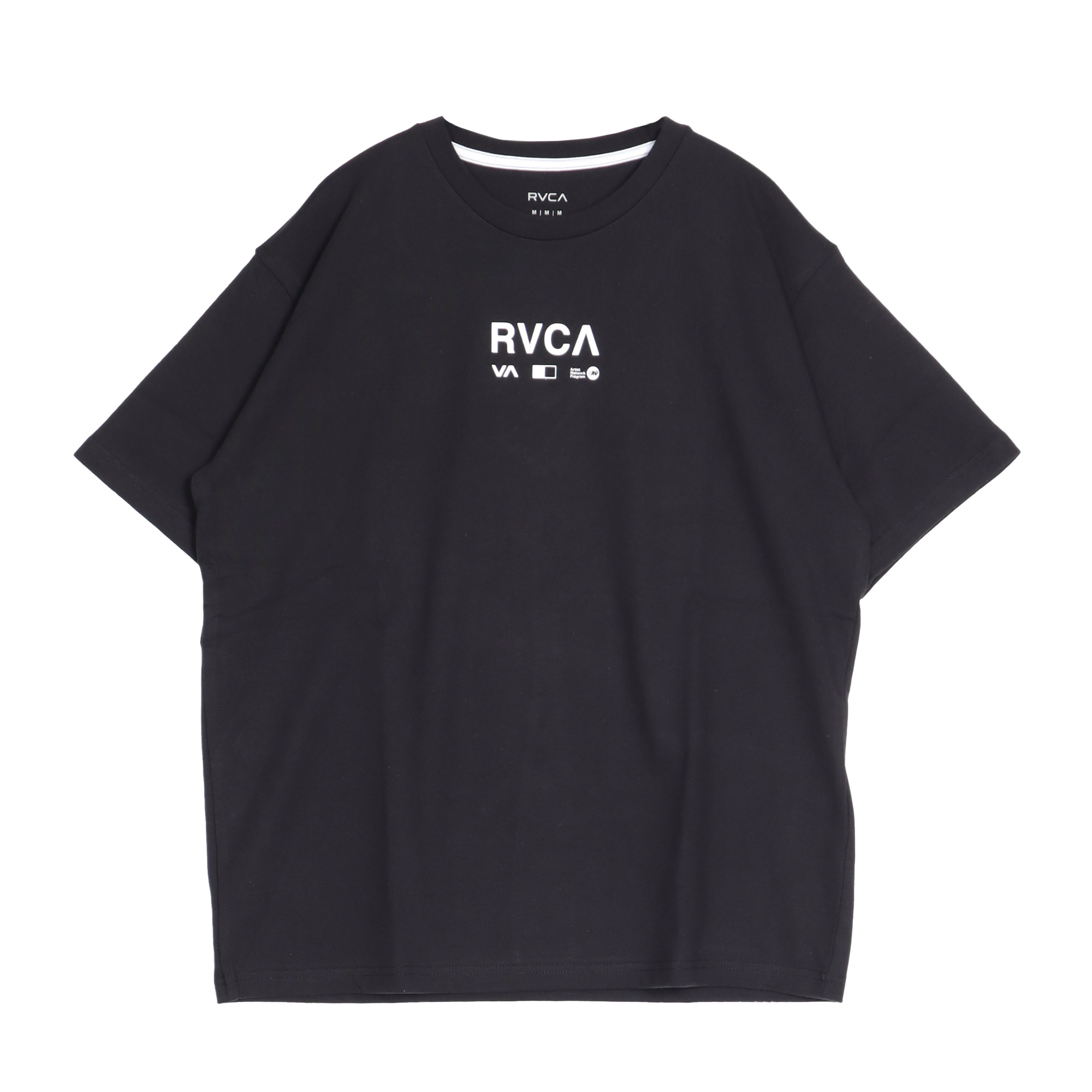 ルーカ 半袖Tシャツ メンズ TEXTBOOK MID RVCA BE04A241 ブラック 黒 ホワイト 白 トップス Tシャツ 半袖 バックプリント ロゴ 父の日｜z-craft｜02