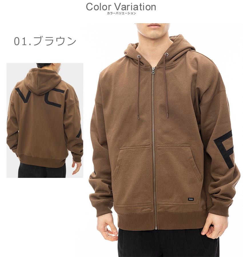 RVCA SALE ルーカ パーカー メンズ フェイク ジップフーディ RVCA SALE ルーカ パーカー メンズ フェイク ジップフーディ