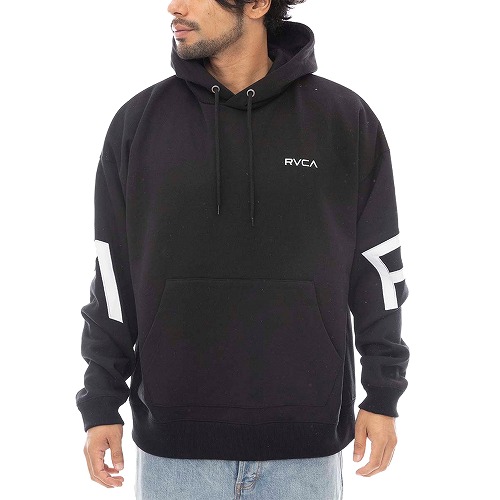 【RVCA 】ロゴ フルジップスウェット パーカー Graphic ブラック RVCA 】ロゴ フルジップスウェット パーカー Graphic ブラック