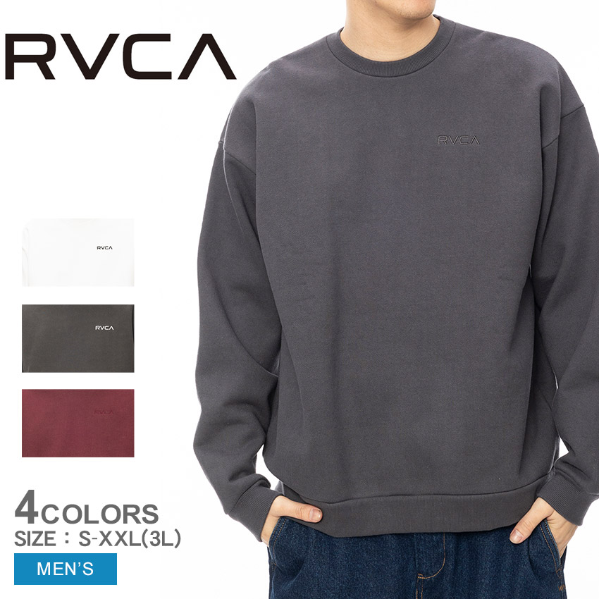 RVCA トレーナー スウェット メンズ FAKE CR 「2024年秋冬モデル