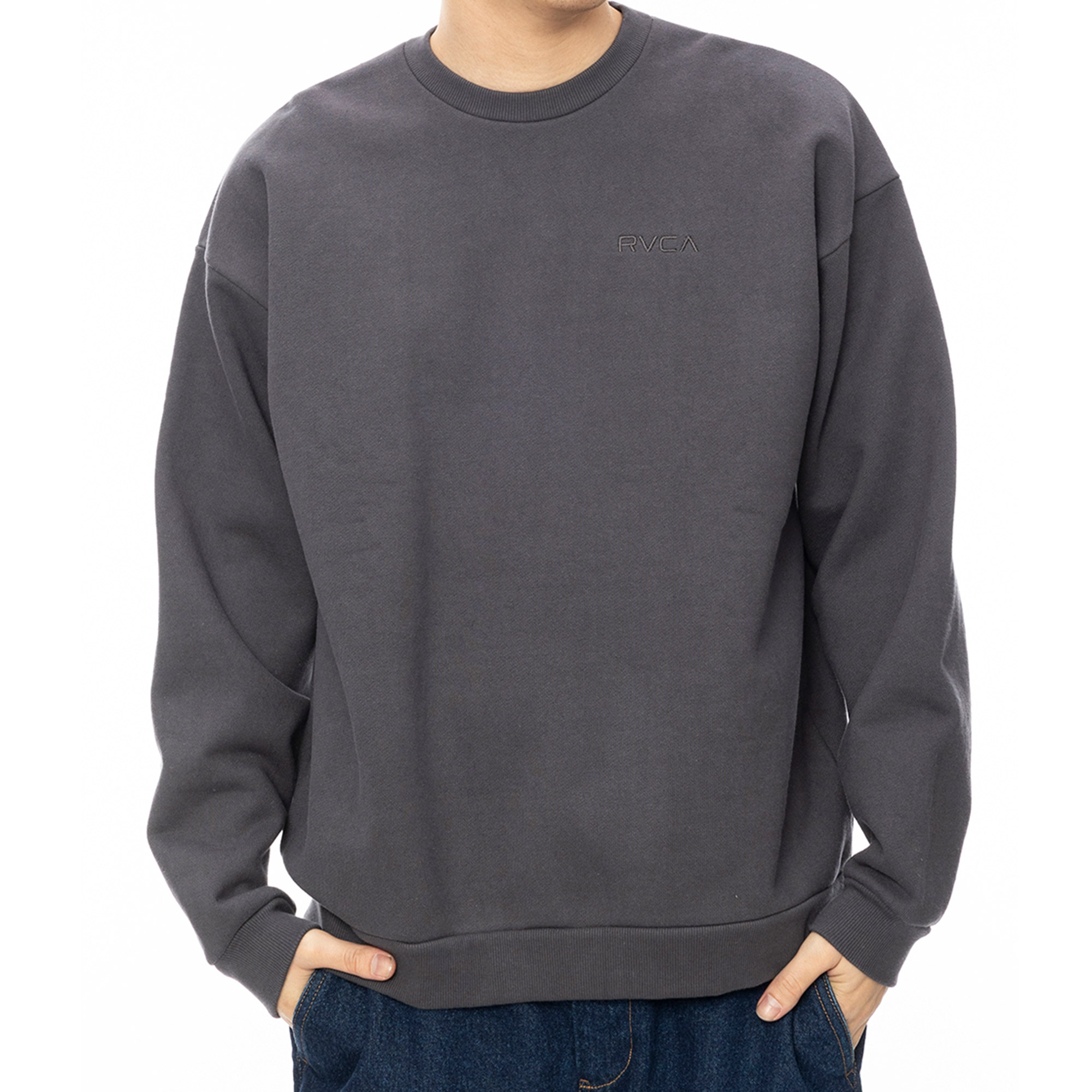 RVCA ルーカ スウェット メンズ FAKE CR トレーナー BE042032