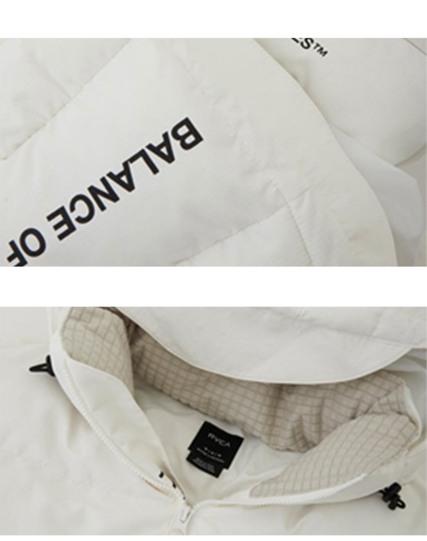 ルーカ　RVCA　白ロゴ　コーチジャケット　Ｌサイズ　オフホワイト ルーカ RVCA 白ロゴ コーチジャケット Lサイズ オフホワイト