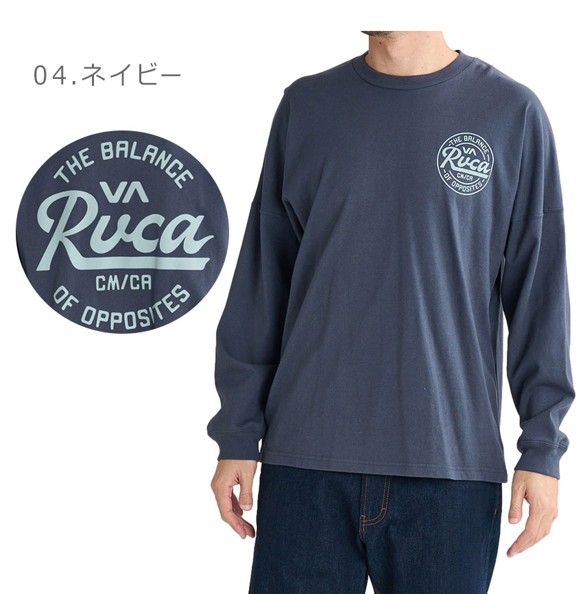 RVCA（ルーカ） 長袖Tシャツ メンズ RVCA BF041152 ホワイト 白