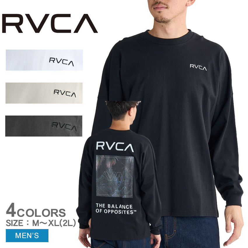 RVCA（ルーカ） 長袖Tシャツ メンズ PALM BOX LT ロンT RVCA BF041153