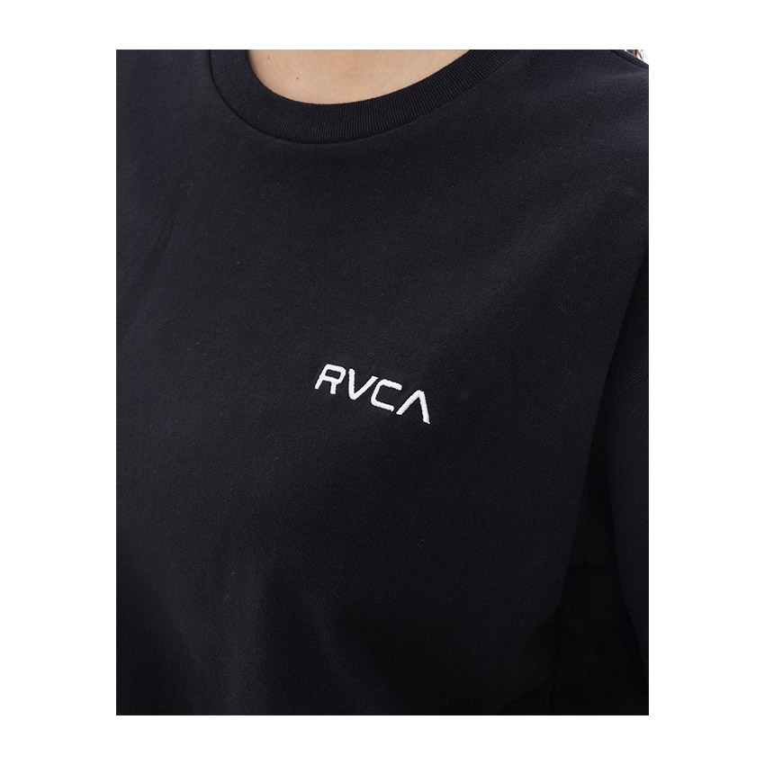 売れ筋商品|||ルーカ Tシャツ トップス レディース Juniors' Logo Raglan-Sleeve Half Baby T-Shirt Rvca Black RVCA ルーカ 半袖 Tシャツ キッズ KIDS DAY DREAM RVCA ST BF045